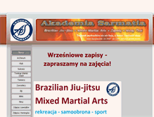 Tablet Screenshot of akademiasarmatia.com
